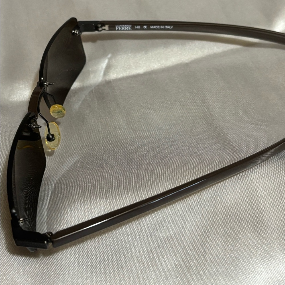 Vintage Gianfranco Ferre Rectangular Rimless Sung… - image 3